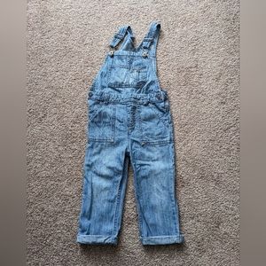 Oshkosh Striped Denim Lightweight Overalls 2T